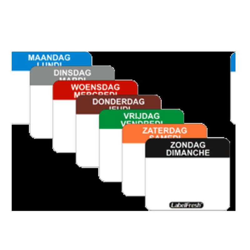 Label Fresh Easy Dienstag 1000pcs